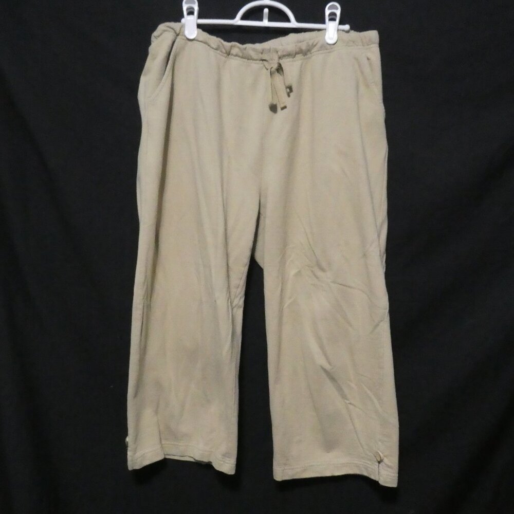 MS LEE | large | 100% Cotton | Beige Pants For Women